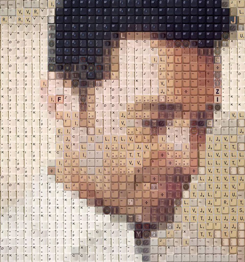 Những bức tranh chân dung tuyệt đẹp được tạo ra từ... bàn phím máy tính