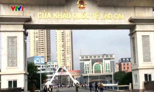 Cửa khẩu Quốc tế Lào Cai.