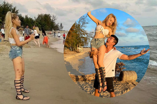 Ngân 98 bị "team qua đường" hại tơi bời vì góc dìm hàng, bạn trai liền up con ảnh "vớt" lại ngay