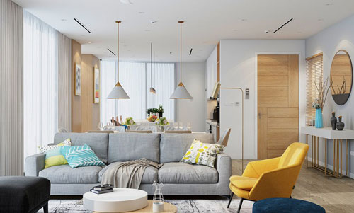 Căn hộ 24m2 thoáng đãng nhờ cách chọn màu sắc thông minh