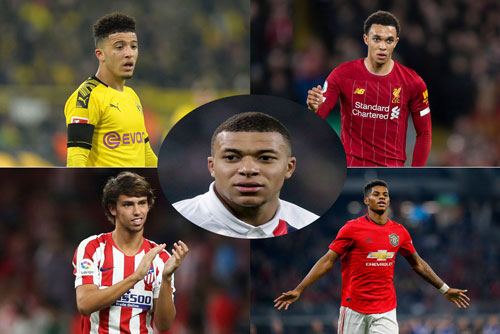 Top 10 cầu thủ U23 đắt nhất thế giới: Mbappe bỏ xa phần còn lại