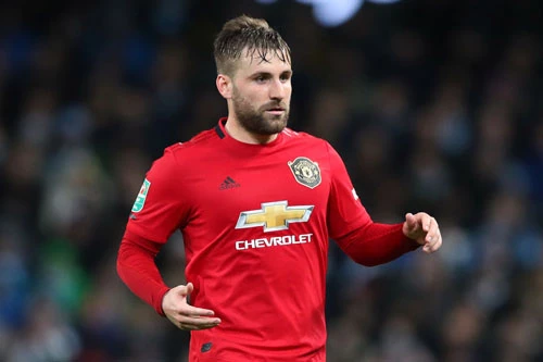 Hậu vệ trái: Luke Shaw.