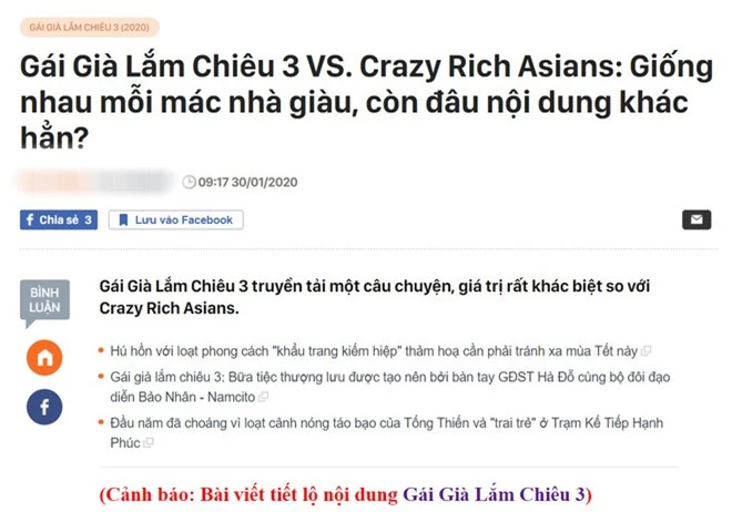 Gần 90% khán giả khẳng định Gái Già Lắm Chiêu 3 đạo Crazy Rich Asians, ơ kìa có nhiều điểm khác nhau lắm mà! - Ảnh 2.
