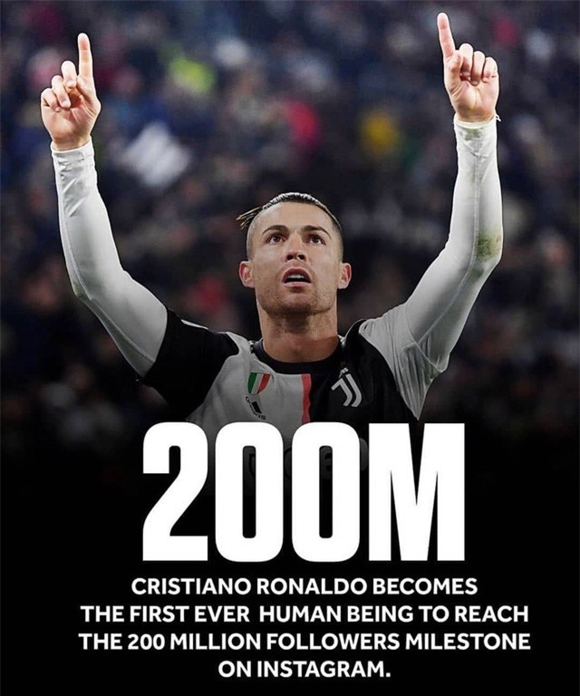 Ronaldo cán mốc vô tiền khoáng hậu trên Instagram - Ảnh 1.