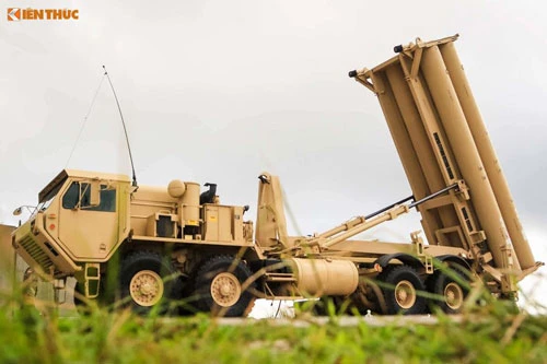 Xe chở tên lửa của hệ thống THAAD. Ảnh: US Defense 
