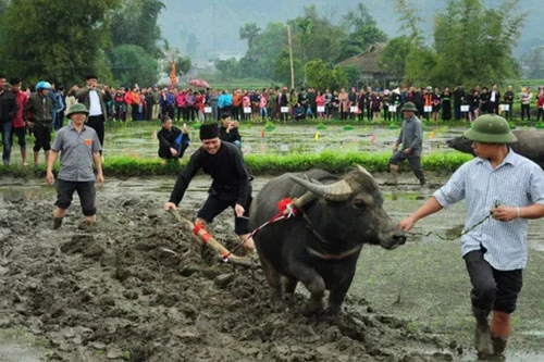 Lễ hội Lồng Tồng năm 2019. Ảnh: Báo Người đưa tin.