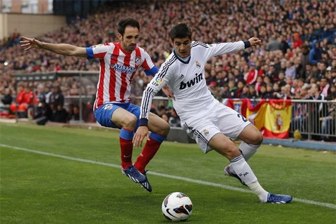 Morata nổi danh chuyên gia derby nhưng chưa từng ghi bàn trong các trận derby Madrid, kể cả khi còn khoác áo Real
