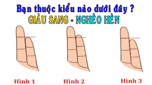 Chỉ 1 phút nhìn ngón tay út thấy ngay vận mệnh sang hèn ai cũng xem được