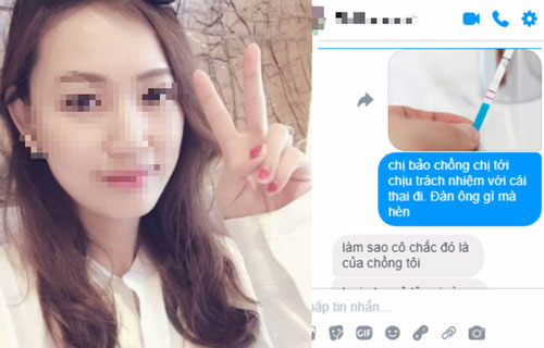 Bồ của chồng gửi ảnh que thử thai hai vạch để chọc ghen, vợ dửng dưng như không rồi nhẹ nhàng đáp trả khiến cô ả "chạy mất dép"