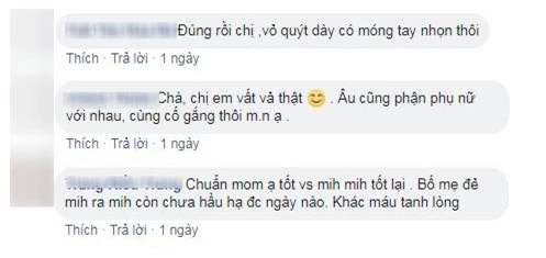  Bình luận của chị em về cách xử trí cao tay của nàng dâu này. 