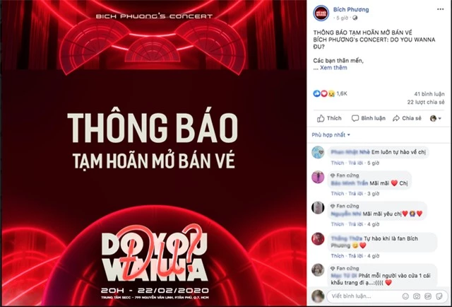 NSND Hồng Vân đóng cửa sân khấu, Bích Phương hủy lịch bán vé concert vì dịch cúm corona - 5