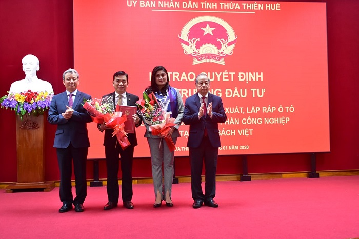 Hơn 2.600 tỷ đồng đầu tư tổ hợp sản xuất, lắp ráp ô tô tại Thừa Thiên Huế