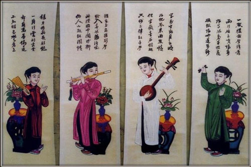 Bí mật những bức tranh Tết 'kinh điển' của phố Hàng Trống xưa