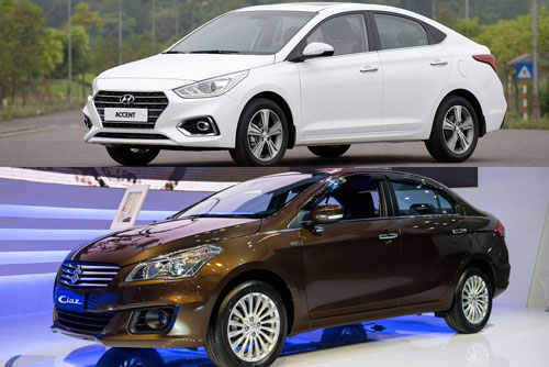 So sánh Hyundai Accent với Suzuki Ciaz: Chọn sedan nào tầm giá 500 triệu?