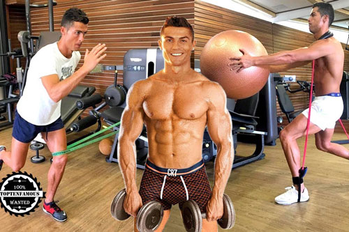 CLIP: 'Đột nhập' tư gia, xem Cristiano Ronaldo tập gym