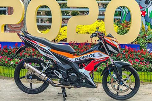 Honda Sonic 150 độ 'chất' hơn cả Suzuki Raider, Yamaha Exciter 2020 khiến fan 'phát sốt'