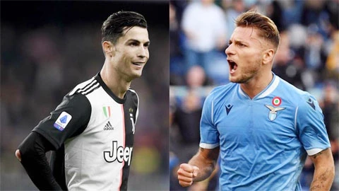 Cuộc đua song mã của Ronaldo và Immobile trong danh hiệu vua phá lưới