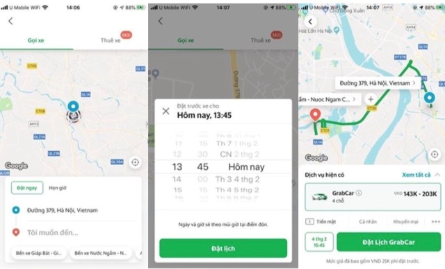 Grab triển khai thử nghiệm “Chuyến xe hẹn giờ”  tại Hà Nội