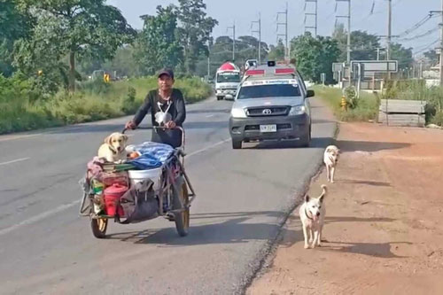 Ôm tro cốt vợ rong ruổi 3 năm trời