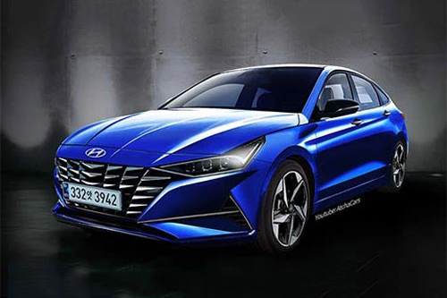 Hình ảnh rò rỉ của Hyundai Elantra 2021.