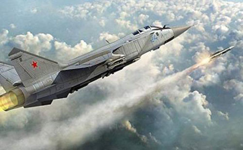 MiG-31 diệt mục tiêu siêu thanh ở tầng bình lưu