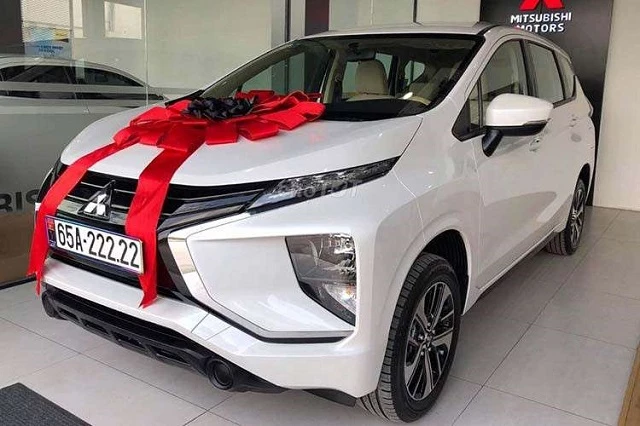 Mitsubishi Xpander biển số ngũ quý 2 rao bán 1,4 tỷ đồng. Ảnh: Chợ tốt.