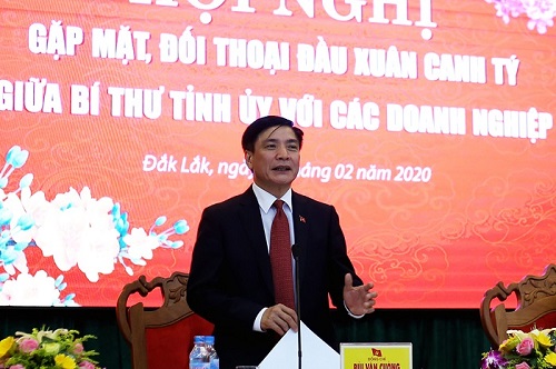 Ngay sau Tết, Bí thư Đắk Lắk đối thoại tháo gỡ khó khăn cho doanh nghiệp