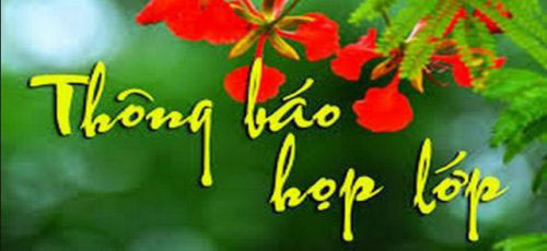 Đâu phải ai cũng thích đi họp lớp