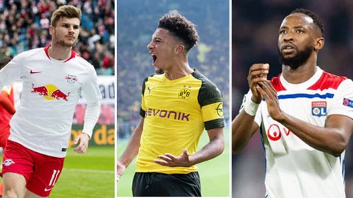 Jadan Sancho, Moussa Dembele và Timo Werner đang được lọt vào "tầm ngắm" của Chelsea.