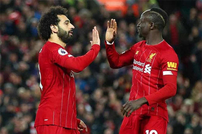 Salah và Mane đang miệt mài tỏa sáng giúp Liverpool tiến thần tốc trong cuộc đua vô địch Premier League