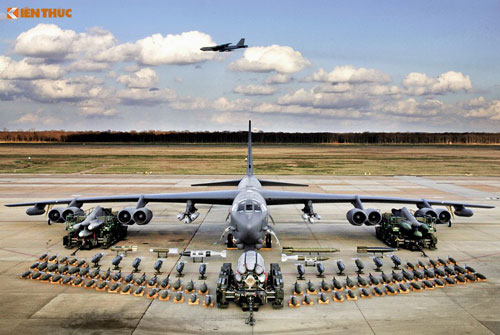 Máy bay ném bom chiến lược B-52. Ảnh: Wikipedia