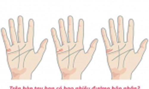 Muốn biết đàn ông có thật lòng chung thủy hay không, phụ nữ chỉ cần nhìn đường chỉ tay là rõ