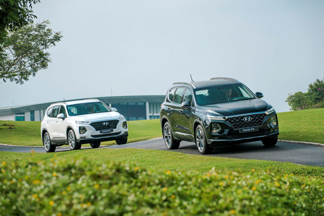 Giá lăn bánh kèm khuyến mãi của Hyundai Santa Fe tháng 2/2020