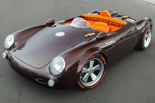 Ngắm 'tuyệt tác' Porsche 550 Spyder sở hữu động cơ dát vàng