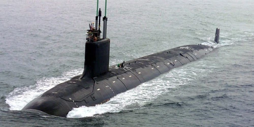 Virginia là tàu ngầm đầu tiên trên thế giới sử dụng cột buồm lượng tử ánh sáng thay cho kính tiềm vọng. Ảnh: Hải quân Mỹ.