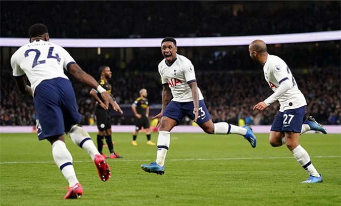 Bergwijn ghi bàn mở ra chiến thắng cho Tottenham trước Man City