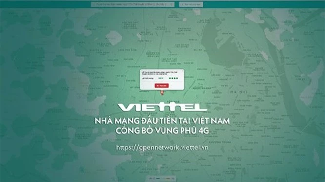 Truy cập bản đồ chất lượng vùng phủ sóng 4G, người dùng sẽ kiểm tra được chất lượng mạng tại bất cứ nơi nào ở Việt Nam. Ảnh: Diệu Linh