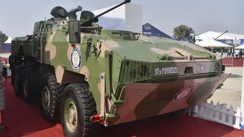 Ấn Độ ra mắt xe chiến đấu bộ binh tối tân tại Triển lãm Defexpo 2020