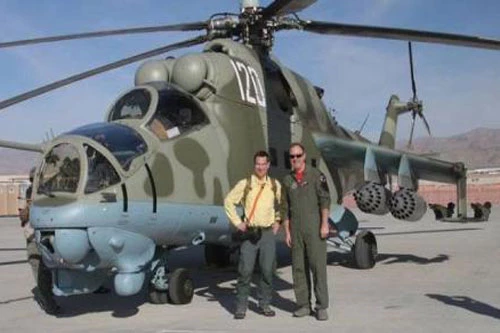 Trực thăng Mi-24 xuất hiện tại Mỹ.
