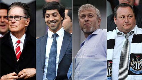 Đội bóng nào ở Premier League có ông chủ nhiều tiền nhất hiện nay?