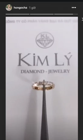 Hà Hồ khoe nhẫn kim cương phải chăng Kim Lý tặng?