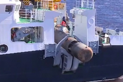 Lộ hình ảnh tuyệt mật Nga thử nghiệm ngư lôi hạt nhân ngày tận thế