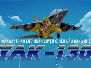 Tìm hiểu tính năng máy bay huấn luyện kiêm tiêm kích hạng nhẹ Yak-130