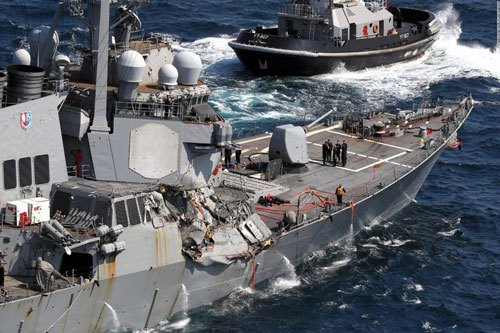 Khu trục hạm Mỹ "tái xuất" sau vụ tai nạn đặc biệt nghiêm trọng