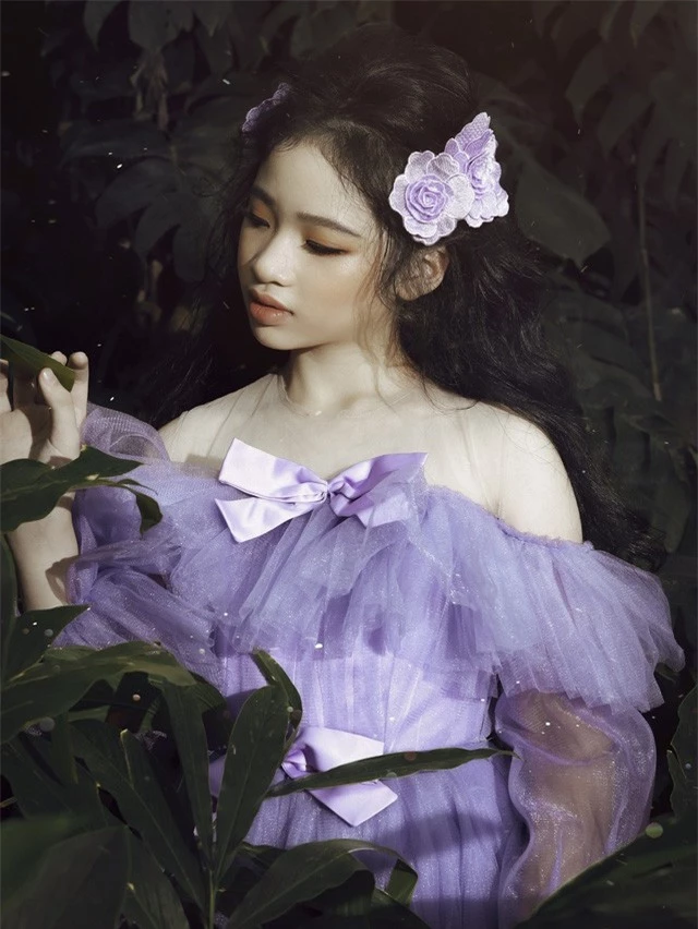 Người mẫu nhí Bảo Hà hóa công chúa trong thiết kế của Nguyễn Minh Công - Ảnh 4.