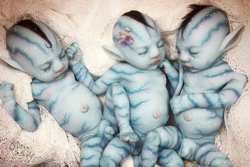 Ngắm những đứa trẻ 'ngoài hành tinh' đẹp mê mẩn