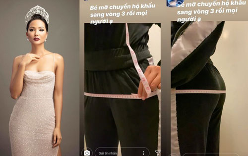 Hoa hậu H'Hen Niê khoe vòng ba chạm mốc 100 cm