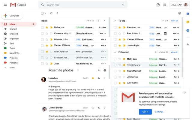 Gmail sẽ có một số thay đổi lớn vào ngày 20/2 - Ảnh 1.