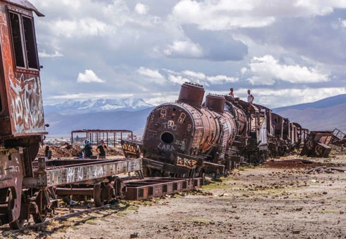 "Con tàu Cemetery, Bolivia” của nhiếp ảnh gia Pamela Jones.