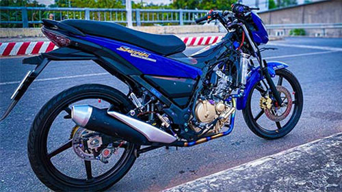 Suzuki Satria 150 độ 'cực ngầu', khiến Yamaha Exciter ganh tị